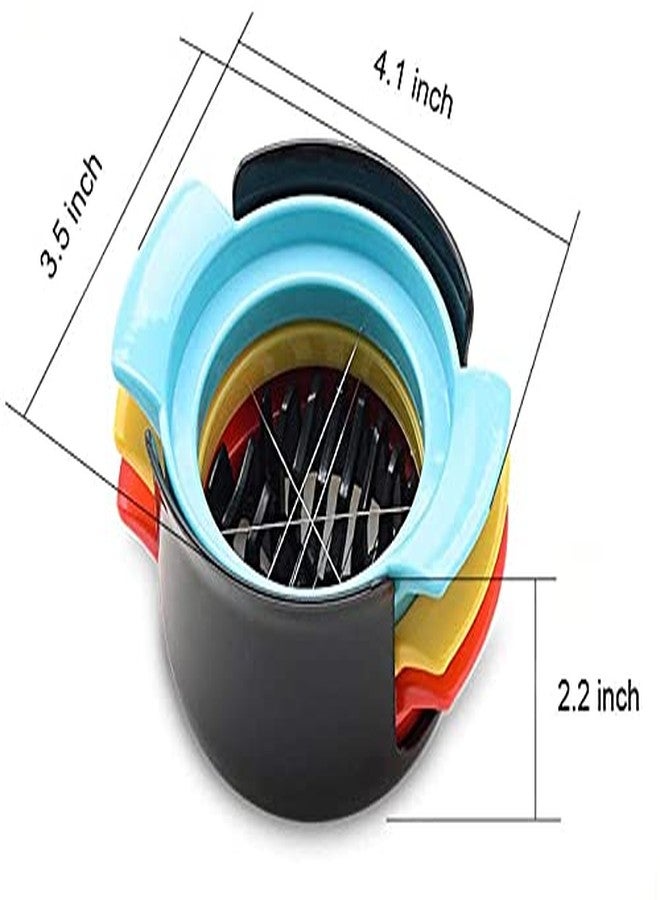 Dhvsam Egg Slicer , 3 in 1 Stainless Steel Cutting Wire Cut Soft Boiled Eggs ,Egg Chopper/Divider/Dicer/Cutter, Slicing Widget Slicing Cutter for Cooking Kitchen Accessories. - Image 2